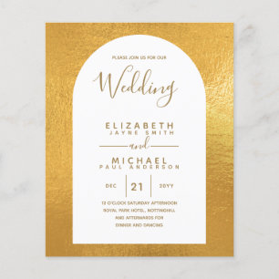Papier BUDGET Bilingue Espagnol Anglais Boda Mariage