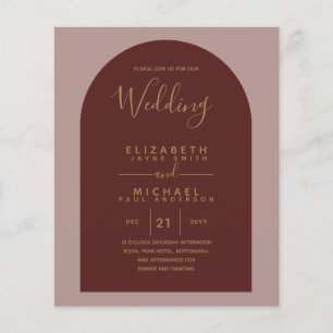 Papier BUDGET Bilingue Espagnol Boda Anglais Mariage