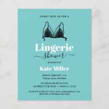 BUDGET Black Aqua Ooh La Lingerie Fête des mariées