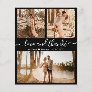 Papier Budget Black White Photo Collage Mariage Merci