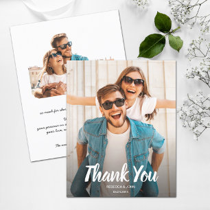 Papier Budget Blanc Texte Mariage Photo Merci Note