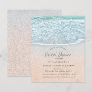 Papier Budget Blue Ocean & Sandy Beach Fête des mariées