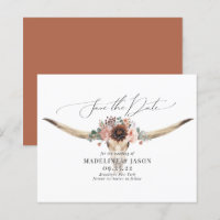 BUDGET Bohême Floral Crâne Mariage Enregistrer la