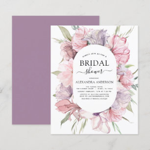 Papier Budget Boho Dusty rose violet Fête des mariées