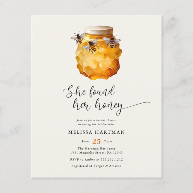 Papier Budget Boho Elle A Trouvé Sa Fête des mariées De M (Devant)