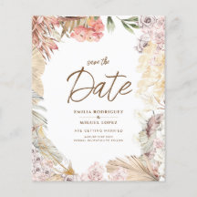 BUDGET BOHO Mariage Inviter téléchargement numériq