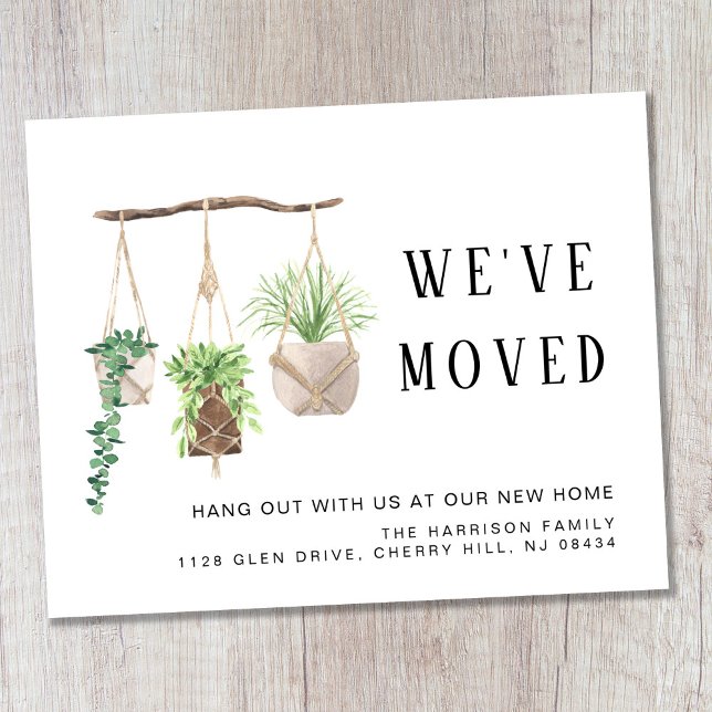 Papier Budget Boho Nouveau Plantes de la maison déménager (Créateur téléchargé)