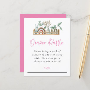 Papier Budget Boho Shelf Jouets Girl Diaper Raffle
