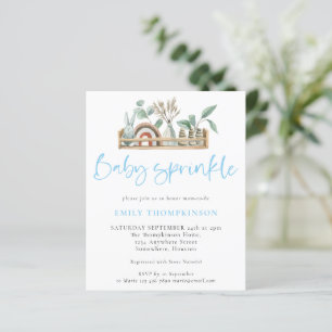 Papier Budget Boho Shelf Toys Garçon Baby Sprinkl Invitat