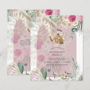 Papier BUDGET Boho TEA PARTY Pampas Grass Fête des mariée