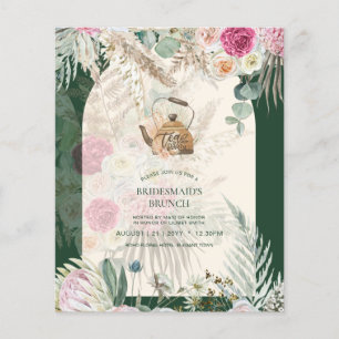 Papier BUDGET Boho TEA PARTY Pampas Grass Fête des mariée