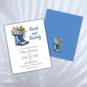Papier Budget Boots & Bubbly Western Fête des mariées Inv