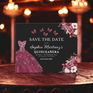 Papier Budget Bourgogne Enregistrer la date Anniversaire