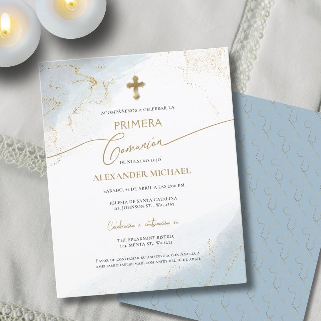 Papier Budget Boy First Holy Communion Primera Comunion  (Créateur téléchargé)