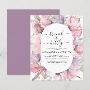 Papier Budget Brunch & Bubbly Boho Purple Fête des mariée