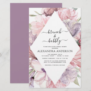 Papier Budget Brunch & Bubbly Boho Purple Fête des mariée