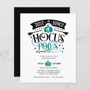 Papier BUDGET Bund'Hocus Pocus Halloween Bash Party