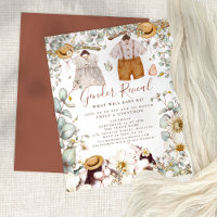 Budget Bunny Genre Reveillez Baby shower Invitatio