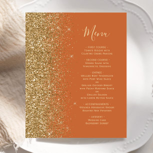 Papier Budget Burange Orange Gold Parties scintillant Men