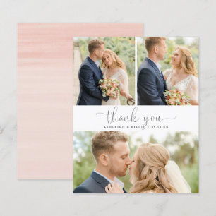 Papier Budget Calligraphie 3 Photo Collage Merci