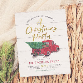 Papier Budget Camion Vintage Bois Russe Noël Party