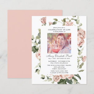 Papier Budget Célébration de la vie rose florale photo
