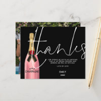 Budget Champagne Script Fête des mariées noire Mer
