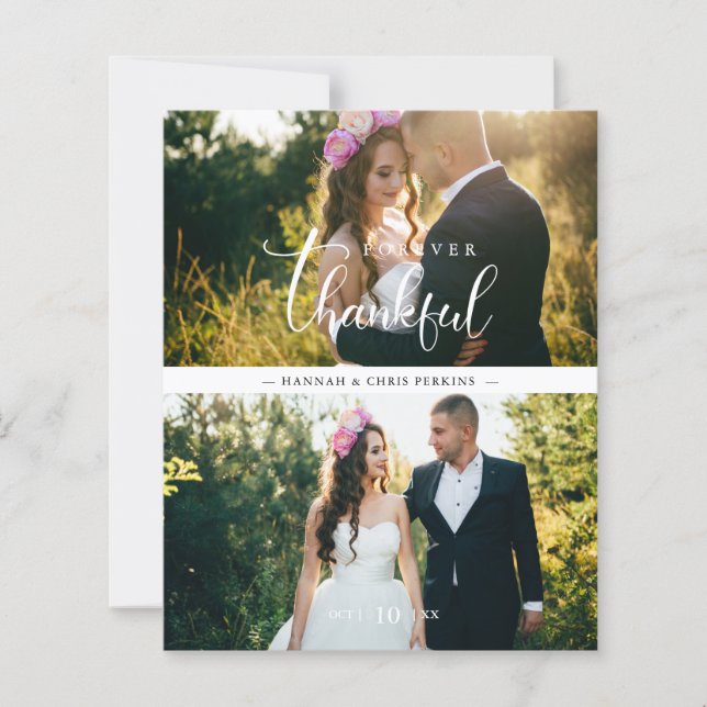 Papier Budget Chic 2 Photos Collage Hand Lettered  (Devant)