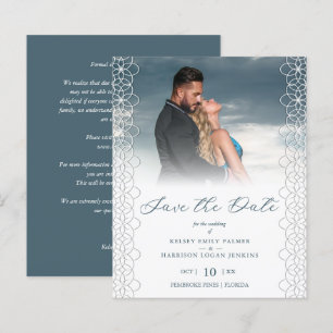 Papier Budget Chic Moderne Lace Effet Mariage photo