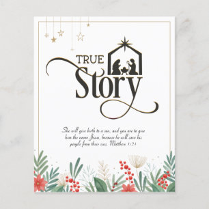 Papier Budget Christian Christmas Card