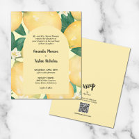 Budget Citrons Mariage tous en un Invitations