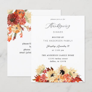Papier Budget Citrouille & Tournesol Thanksgiving