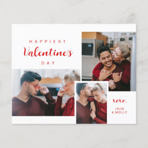 Papier Budget Classique Saint Valentin salut avec photo