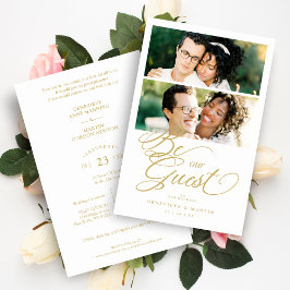Papier Budget Cool Snazzy Fake Golden 2 Photos Collage