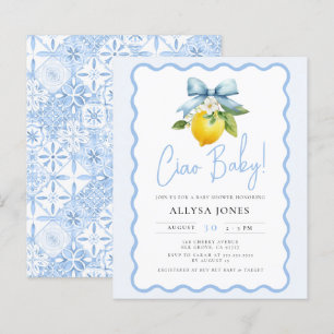 Papier Budget Coquette Lemon Ciao Baby Baby shower Wavy