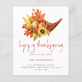 Papier Budget Cornucopia Citrouilles Thanksgiving Nouvell