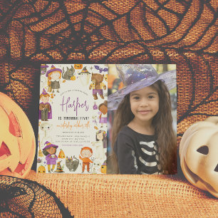 Papier Budget Costume Girl Halloween Birthday Party Photo