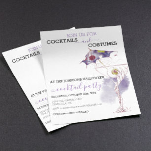 Papier Budget Costumes Soirée Halloween Cocktails 