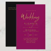 BUDGET Couleur Tendances Mariage OR Inviter Modern