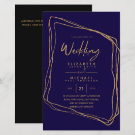 Papier BUDGET Couleur Tendances Mariage OR Inviter Modern