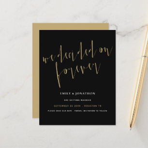 Papier Budget Décidé sur Forever Gold Black Enregistrer l