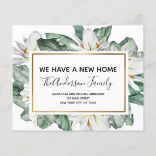 Papier Budget Déplacement Faire-part Tropical Floral