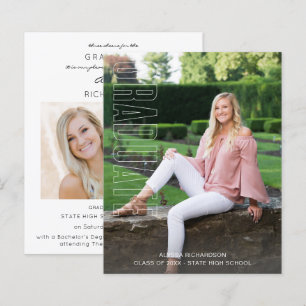 Papier Budget Deux photo Type de plaisir Faire-part diplô