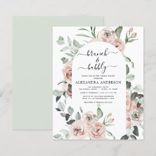 Papier Budget Dusty Pink Brunch & Bubbly Fête des mariées