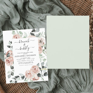 Papier Budget Dusty Pink Brunch & Bubbly Fête des mariées