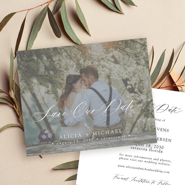 Papier Budget élégant mariage photo script enregistrer la (Créateur téléchargé)