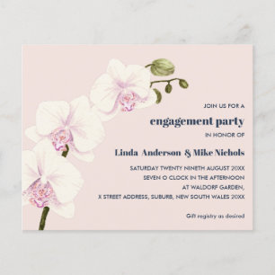 Papier BUDGET Elegant Orchid Branch PInk et mariage de ma