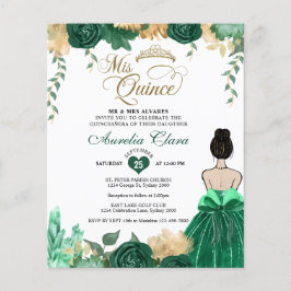 Papier BUDGET Emerald Floral Princess Mis Québec