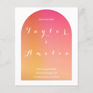 Papier Budget Enregistrer la date Faire-part de mariage A