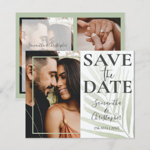 Papier Budget Enregistrer la date Tropical Green Photo Ma